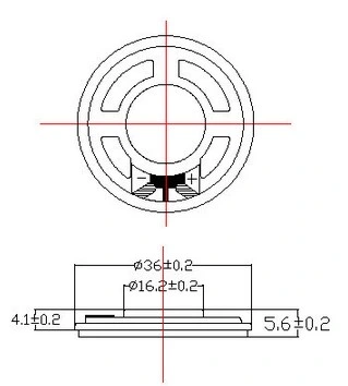 Fbf36-5tlb 36mm 0.5W 8ohm Mylar Cone Speaker (FBELE)